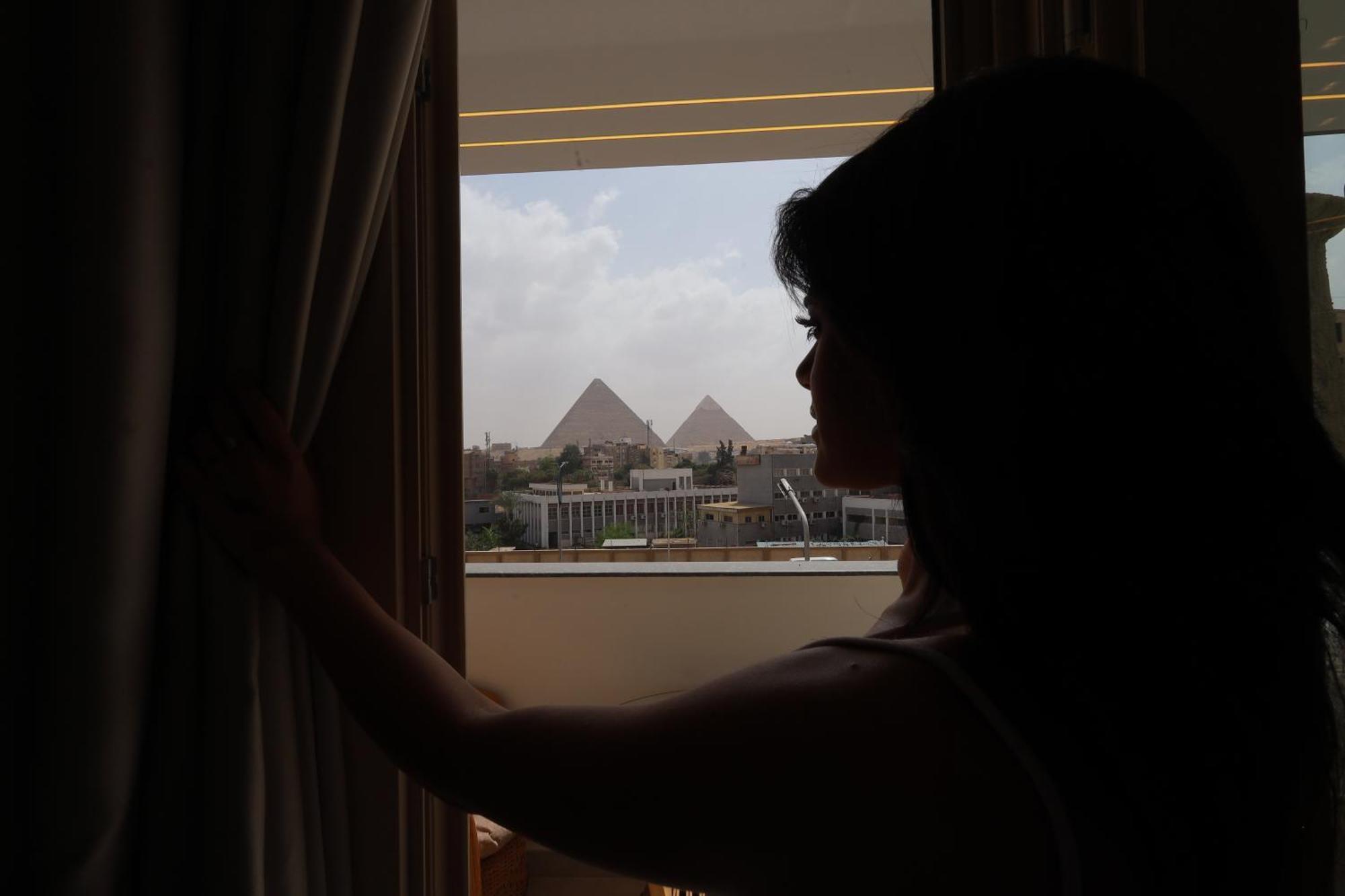 The Muse Pyramids Inn Kafret el-Gabal Dış mekan fotoğraf