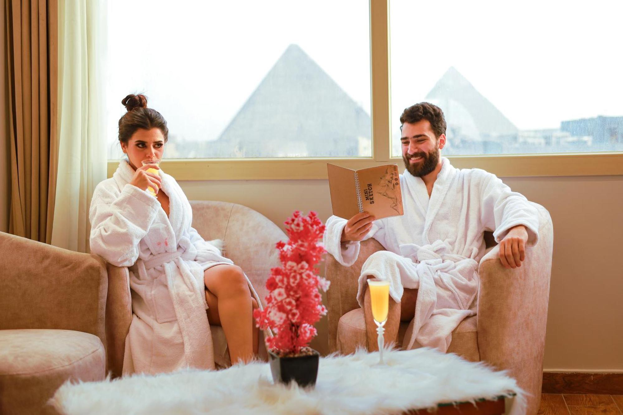 The Muse Pyramids Inn Kafret el-Gabal Dış mekan fotoğraf